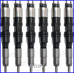 1/6PCS Fuel Injector RE529149 for John Deere Excavator E330LC withEngine 6090