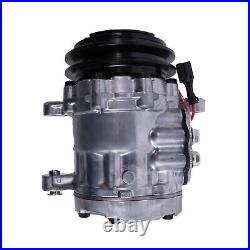 12V A/C Compressor FYD00007143 For John Deere 30G 35G 50G 35P 50P Excavator