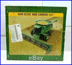 132 Scale John Deere 9860 Combine Harvester With Two Heads Collector Edition