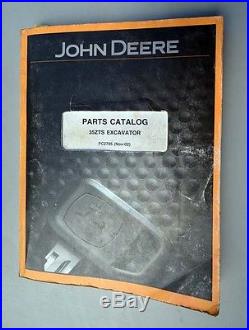 2002 John Deere 35ZTS Excavator Parts Manual (Inv. 33602)
