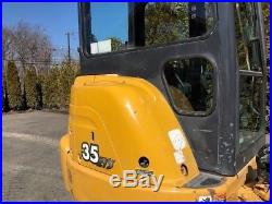 2003 John Deere 35ZTS Rubber Track Excavator Diesel Cab Crawler