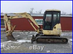 2004 John Deere 50C Mini Excavator with Cab & Hydraulic Thumb