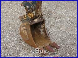 2011 John Deere 17D Mini Excavator Track Backhoe Diesel Aux Hyd Dozer Blade