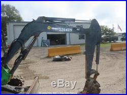 2013 John Deere 35D Mini Excavator Rubber Tracks Q/C Aux Hyd Dozer Blade bidadoo