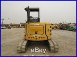 2013 John Deere 50G Mini Excavator Rubber Tracks Backhoe Aux Hyd bidadoo