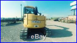 2013 John Deere 75 G Cab A/c Midi Excavator Mini Ex Trackhoe Used