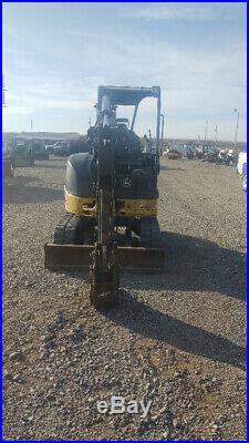 2014 John Deere 27D Mini Excavator Trackhoe 26HP 1523HR Used