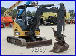 2015 John Deere 35G Hydraulic Mini Excavator Rubber Tracks Aux Hyd Thumb bidadoo