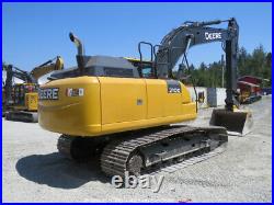 2019 John Deere 210G Hydraulic Excavator A/C Cab Hyd Q/C Aux Hyd US EPA bidadoo