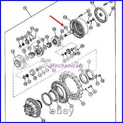 2051884 Travel Final Drive Gear Shaft For John Deere 350D 350G 380G