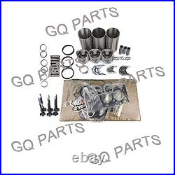 3TN78-RJB Overhaul Rebuild Kit for Yanmar Engine John Deere JD25 Excavator