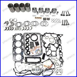 4JJ1 Engine Overhaul Rebuild Kit fits John Deere Excavator 135G 135D