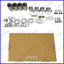 4JJ1 Engine Overhaul Rebuild Kit fits John Deere Excavator 135G 135D