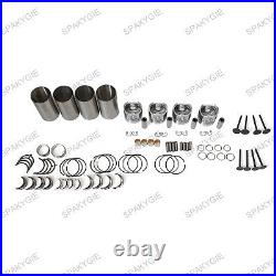 4JJ1 Engine Overhaul Rebuild Kit fits John Deere Excavator 135G 135D