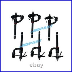 6 PCS 6068 Fuel Injector RE28478 RE29279 For John Deere Excavator Parts