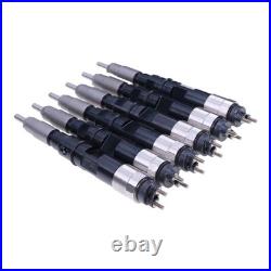 6X Fuel Injector RE518725 095000-5160 for John Deere 330CLC 370C Excavator