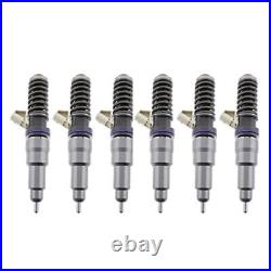 6pcs Electronic Unit Injector RE533501 for John Deere 9330 9630 9510RT Excavator