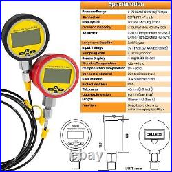 70MPA/10000PSI Digital Pressure Gauge Test Kit for Case, John Deere, Excavator