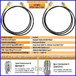 70MPA/10000PSI Digital Pressure Gauge Test Kit for Case, John Deere, Excavator