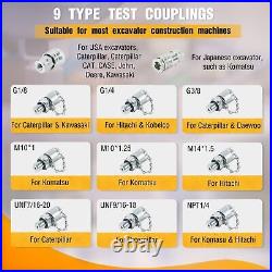 70MPA 10000PSI Digital Pressure Gauge Test Kit for Case, John Deere, Excavator