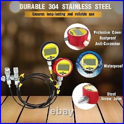 70MPA 10000PSI Digital Pressure Gauge Test Kit for Case, John Deere, Excavator