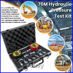 70MPA 10000PSI Digital Pressure Gauge Test for Cat, Case, John Deere, Excavator