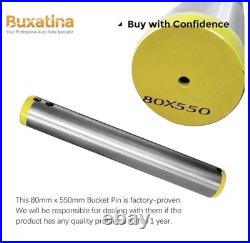 80mm x 550mm Excavator Bucket Pin 40Cr CAT 320 323 325 Kobelco John Deere