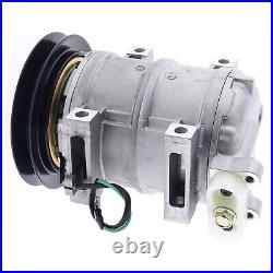 A/C Compressor For John Deere Excavator 200DLC 220DW 225DLC 230GW 240DLC 270DLC