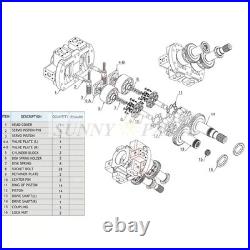 A8V55 Hydraulic Pump Repair Parts Kit fits John Deere Excavator 490D 290D 495D