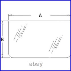 AT154431 Front Lower Windshield Cab Glass Fits John Deere Excavator E Series