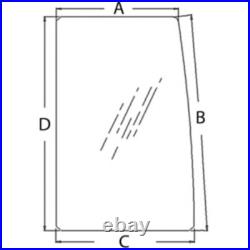 AT183084 Upper Door Rear Glass Fits John Deere Fits JD Excavator 80 thru 550 LC AT183084 Upper Door Rear Glass Fits John Deere Fits JD Excavator 80 thru 550 LC