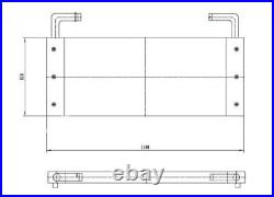 Aluminum Hydraulic Oil Cooler 4650353 for John Deere 225DLC Excavator