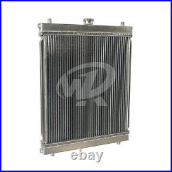 Aluminum Radiator 4616078 Fits John Deere Excavator 50D Hitachi ZX40 ZX50 ZX55