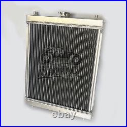 Aluminum Radiator Fit John Deere Excavator 50D Hitachi ZX40 ZX50 ZX55 4616078