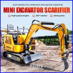 Attachments Mini Excavator Grabber, Hammer, Ripper, Rake, Auger, Bucket, Thumb
