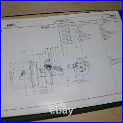 BERCO EXCAVATOR Undercarriage Parts Manual Book Catalog Drill Paving Machines