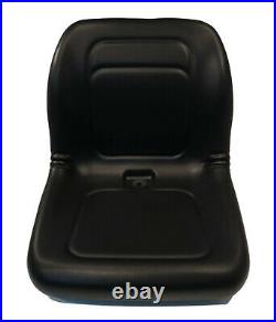 Black High Back Seat for John Deere 1846HMS, 1846HV, 2520A, F710, F725, F735