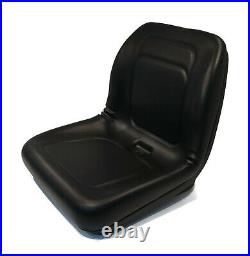 Black High Back Seat for John Deere Z225, Z440, Z465 Zero-Turn ZTR Lawn Mowers