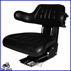Black Trac Seats Tractor Suspension Seat Fits John Deere 1020 1530 2020 2030