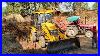 Clearing-Land-With-Excavator-Machine-Jcb-3dx-Loading-Mud-In-Mahindra-241di-John-Deere-Tractor-01-xw