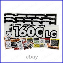Decal Set for John Deere 160C LC 160CLC Excavator Vinyl Sticker