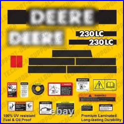 Decal Set for John Deere 230LC Excavator Vinyl Sticker