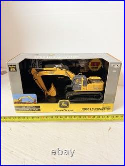 ERTL John Deere 200LC Excavator 150 Loader Vintage New, Yellow With Box (1976)