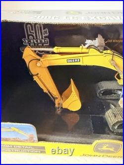 ERTL John Deere 200LC Excavator 150 Loader Vintage New, Yellow With Box (1976)
