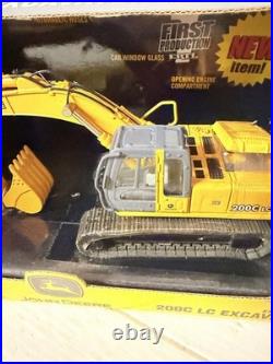 ERTL John Deere 200LC Excavator 150 Loader Vintage New, Yellow With Box (1976)