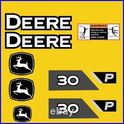 Fits 30 P-Tier John Deere Excavator Replacement Decals