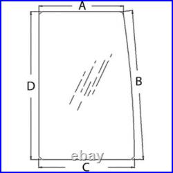 Fits JD Fits John Deere EX110-5 120 160lc 200 Excavator Cab Upper Door Rear Glas