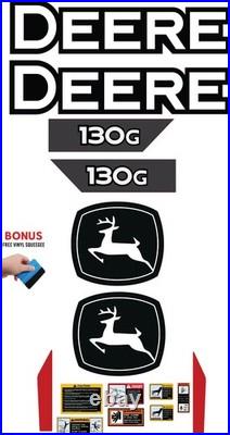 Fits JOHN DEERE 130 Decal Kit excavator 3M VINYL / FREE SHIPPING