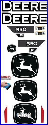Fits JOHN DEERE 350 Decal Kit excavator 3M VINYL / FREE SHIPPING