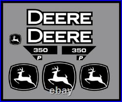 Fits John Deere 350 Decal Kit Excavator John Deere Excavator Decal Kit Set